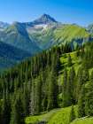 Mt. Namlos Wetterspitze near village Kelmen in the Lechtal Alps. Central Europe, Austria, Tyrol Art Print